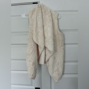 Faux fur vest